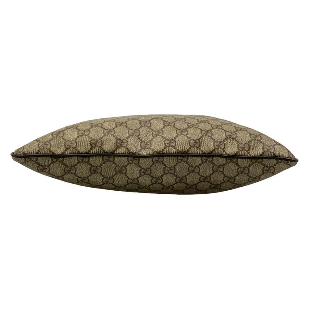 Gucci GG Plus/GG Supreme Shoulder Bag 141198 Beige Dark Brown PVC Leather - Picture 5 of 15